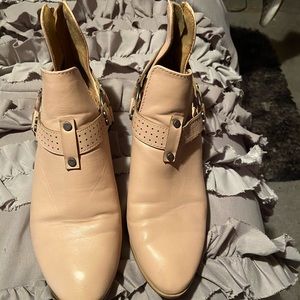Light Pink Heel boots